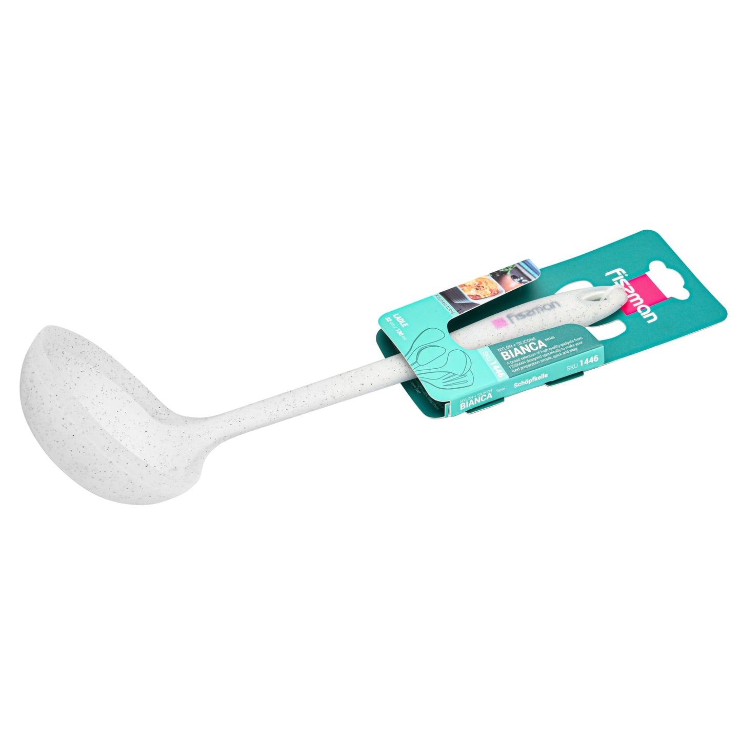 Fissman Ladle Bianca 32cm/130ml (Nylon + Silicone)