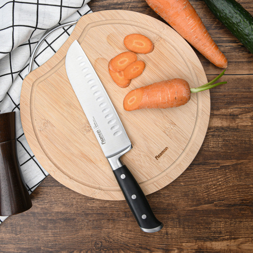 Fissman 7" Santoku Knife Koch (5cr15mov Steel)