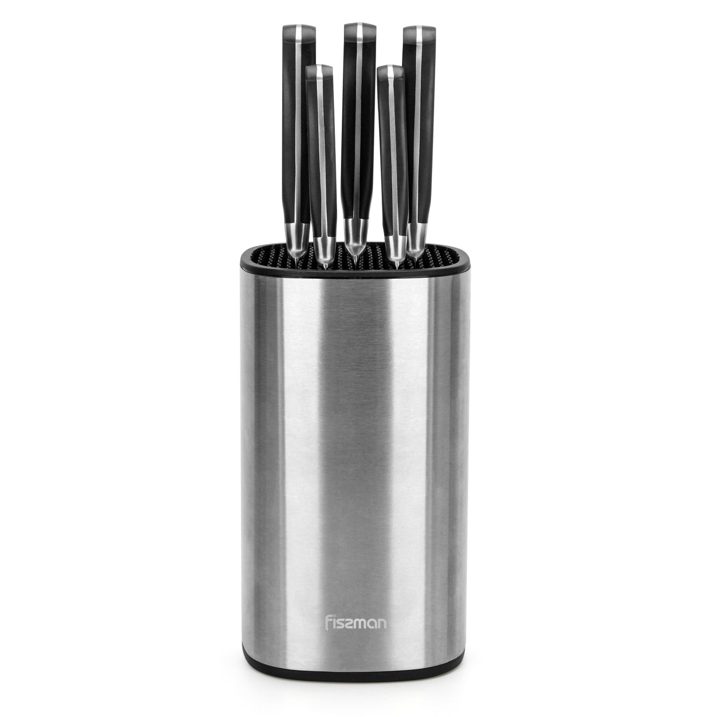 Fissman 6 Pc Knife Set With Stainless Steel Block (3cr14 Steel)