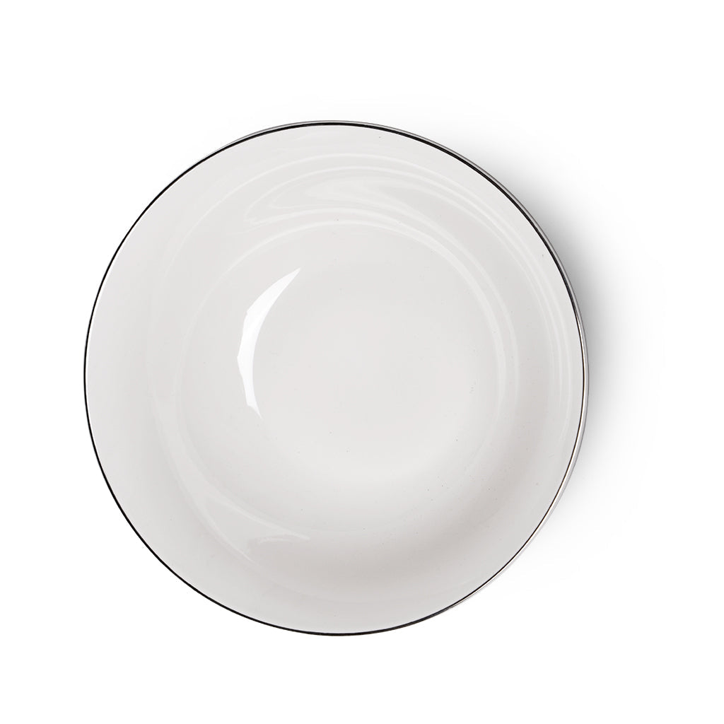 Fissman Salad Bowl Aleksa 23cm White (Porcelain)