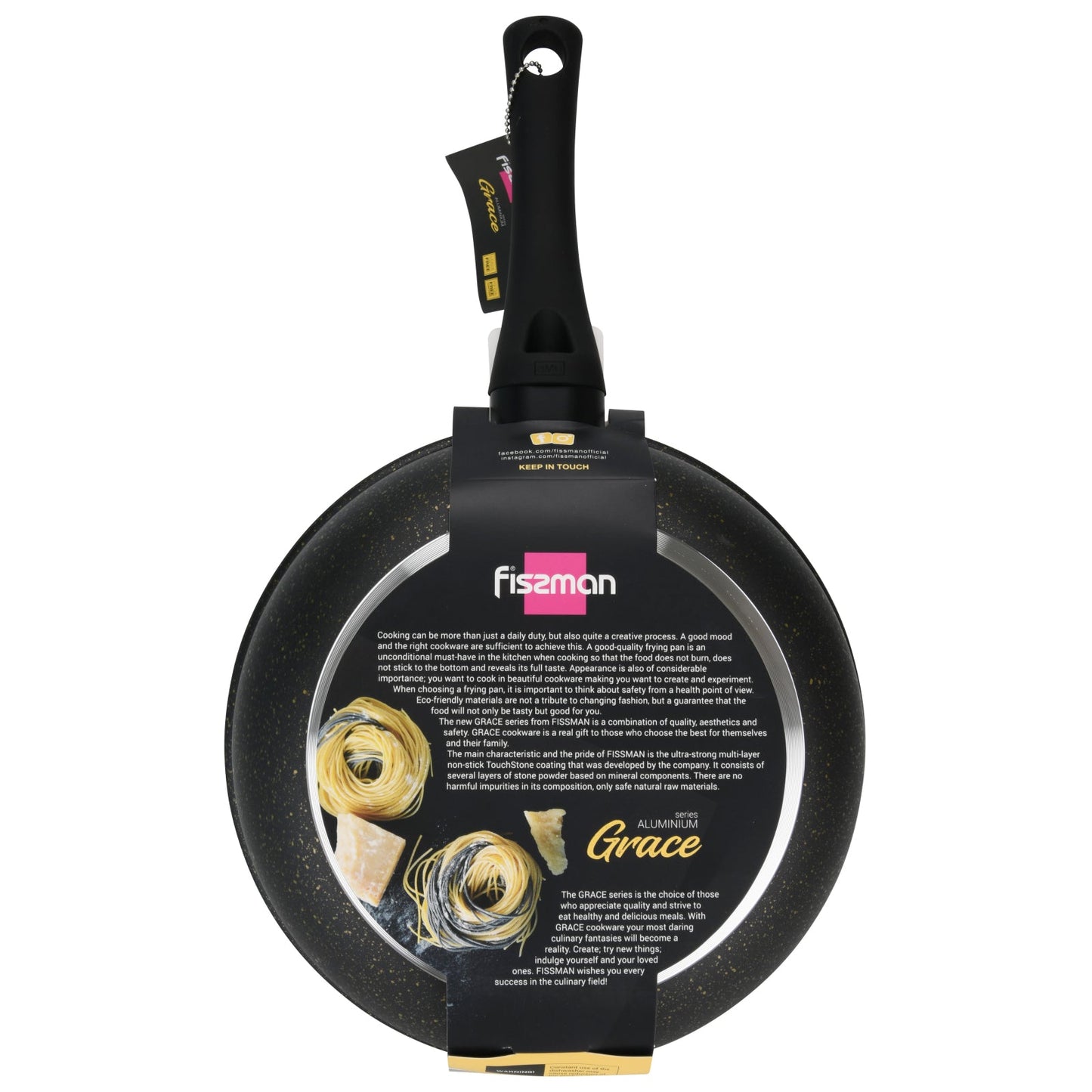 Fissman Deep Frying Pan Grace 26x7cm (Aluminum With Non-Stick Coating)