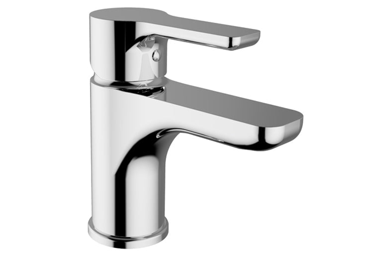 Teorema GOODLIFE  Wash Basin Mixer with Flexible Braided Hose with pop up waste - CHROME