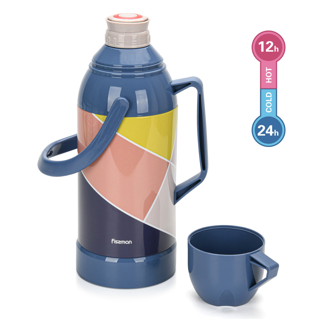 Fissman Vacuum Flask 3200ml (Steel Case With Glass Liner)