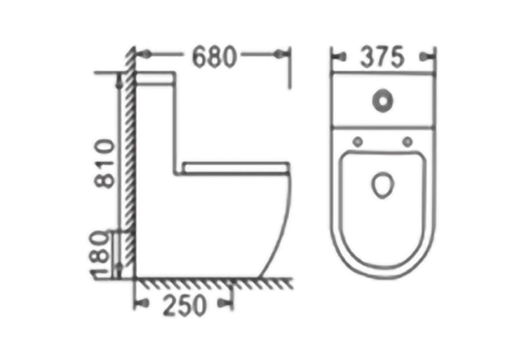 GRAVITA WC (GRAVITA-WC376)