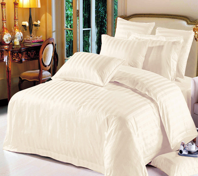 DOUBLE 3 PCS BED SHEET SET (MH-D3BS-300TC-DYD-1CMSTP)