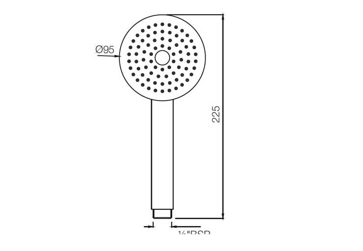 HAND SHOWER (HSH-CHR-1737)