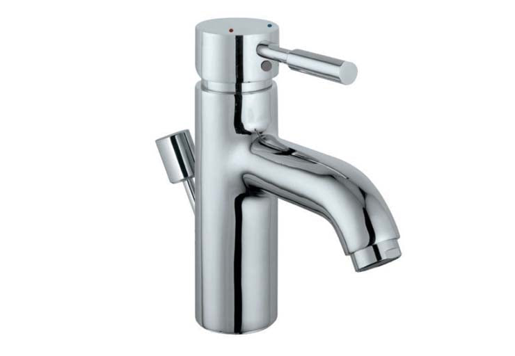 Single Lever Basin Mixer with Popup Waste (SOL-CHR-6051B)