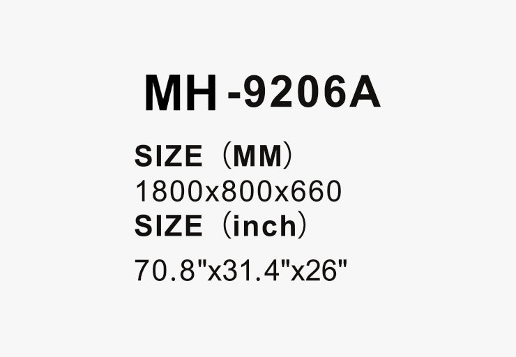 BATHTUB (MH-9206A-1800X800X660mm)