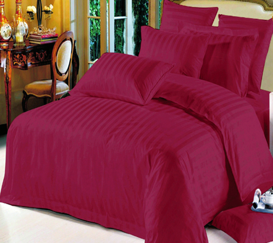 DOUBLE 3 PCS BED SHEET SET (MH-D3BS-125 GSM-DYD-1CMSTP)