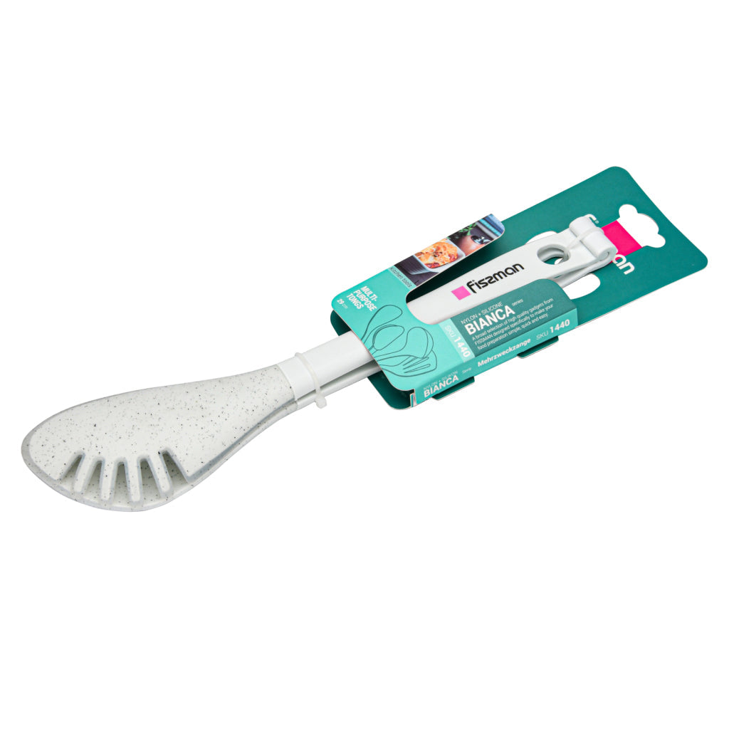 Fissman Multi-Purpose Tongs Bianca 29cm (Nylon + Silicone)