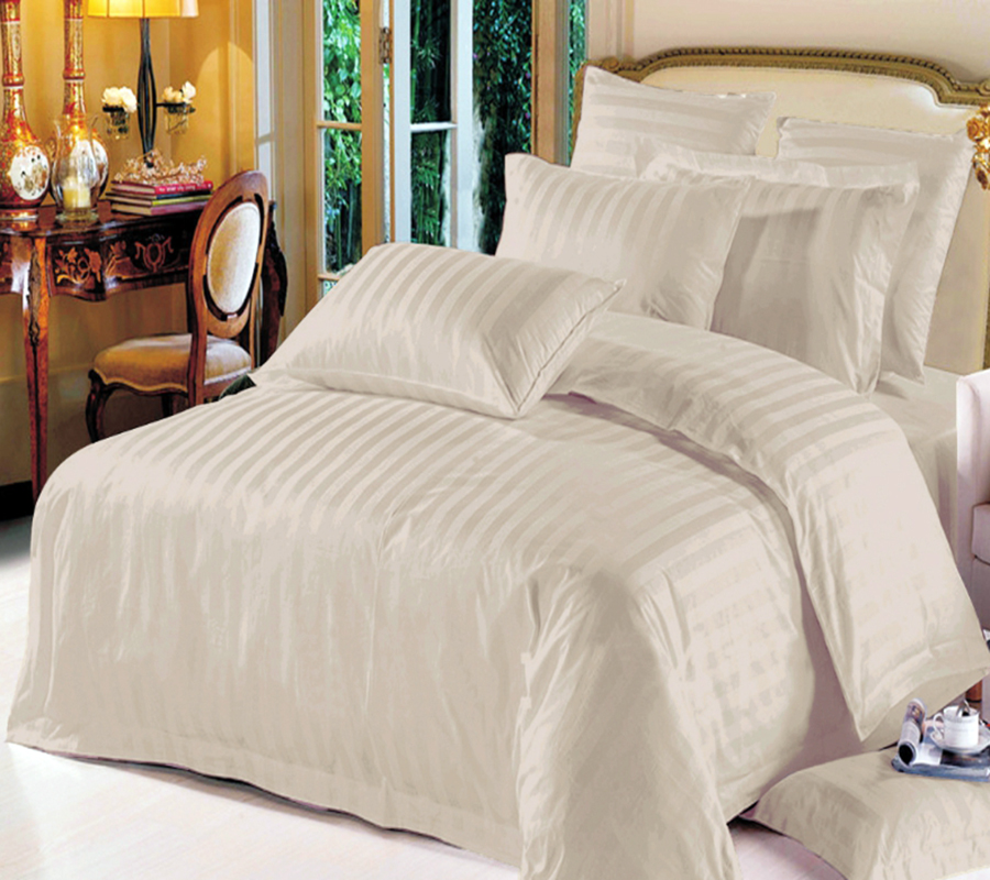 DOUBLE 3 PCS BED SHEET SET (MH-D3BS-125 GSM-DYD-1CMSTP)