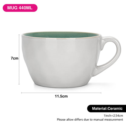 Fissman Mug Celine 440ml (Ceramic) Azure