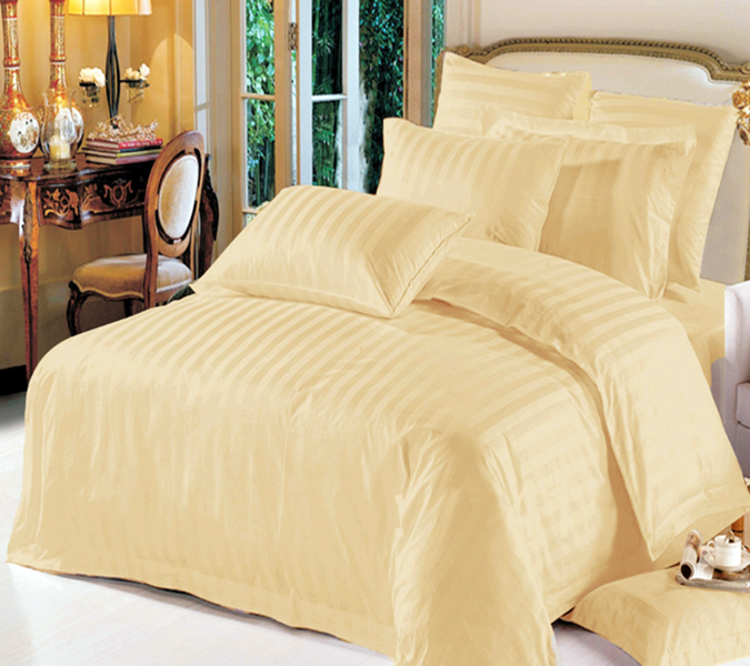 DOUBLE 3 PCS BED SHEET SET (MH-D3BS-125 GSM-DYD-1CMSTP)