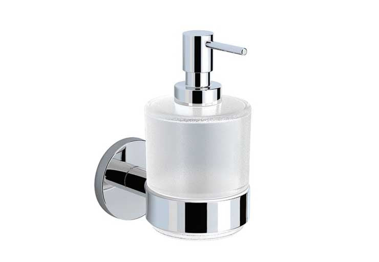 SOAP DISPENSER WITH GLASS BOTTLE (ACN-CHR-1135N)