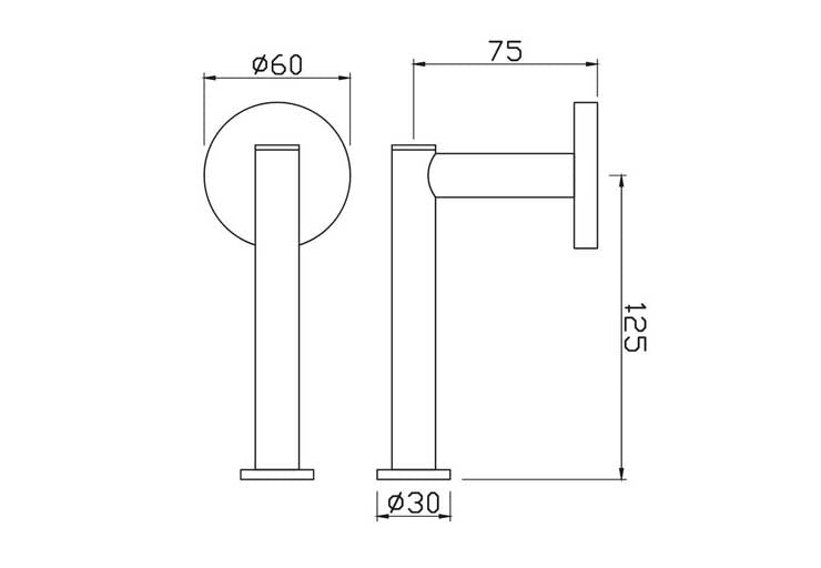 TOILET ROLL HOLDER (ACN-CHR-1155S)