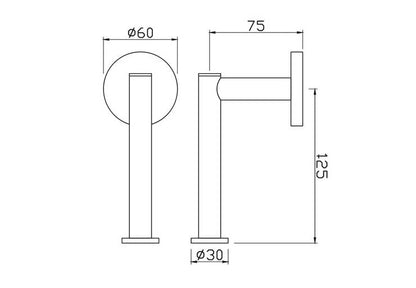 TOILET ROLL HOLDER (ACN-CHR-1155S)