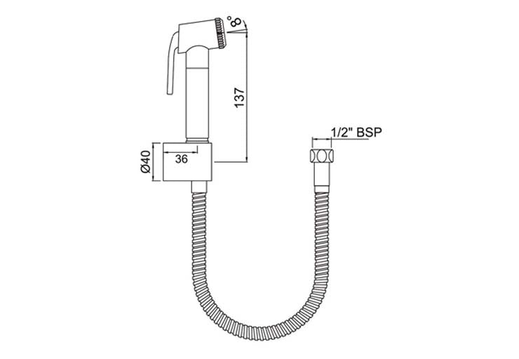 HAND SHOWER (ALD-CHR-573)