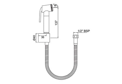 HAND SHOWER (ALD-CHR-573)