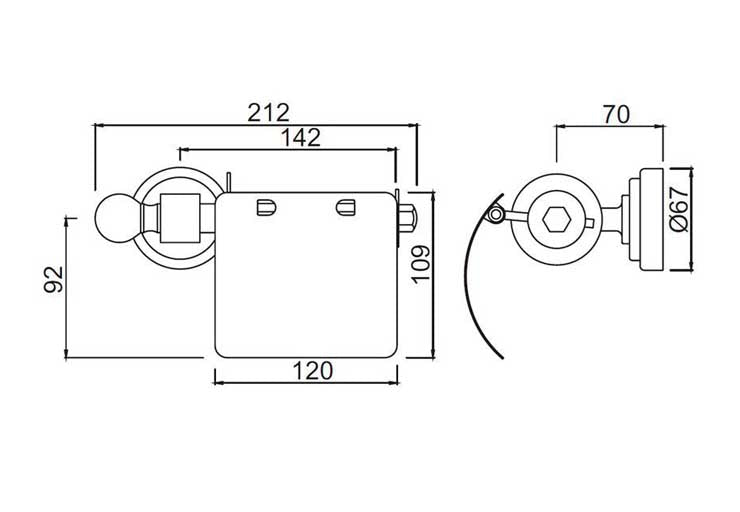 PAPER HOLDER (AQN-CHR-7753)