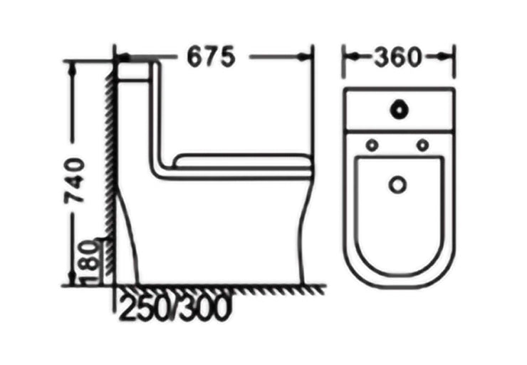 GRAVITA WC (GRAVITA-WC058)