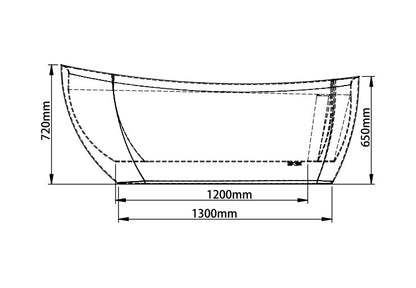 BATHTUB (MH-9213-1700X750X720mm)