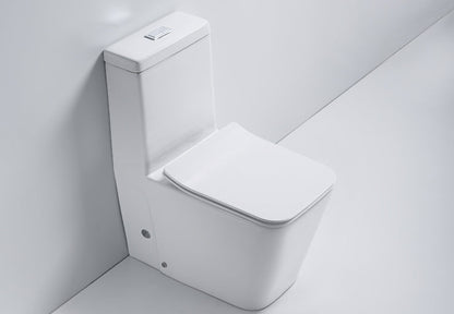 Italian Standard Metropole One-Piece toilet Washdown Rimless