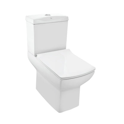 Coupled WC with UF soft close slim seat cover